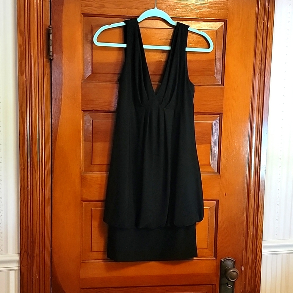 Black cocktail dress